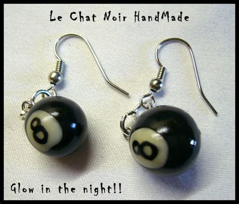 Witchcraft 8 ball earrings